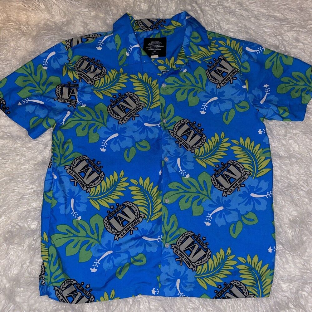 My Hero Academia Hawaiian Shirt Large Funimation